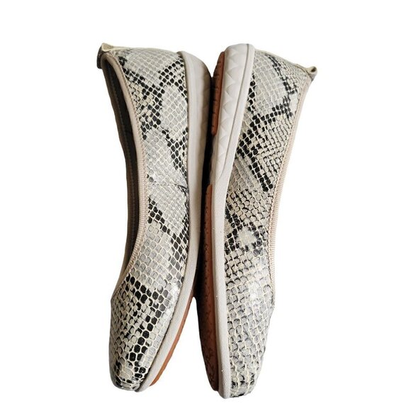 New - TIMBERLAND Leather Ballet Flats Snake Print Women Size 5.5 - Picture 14 of 14